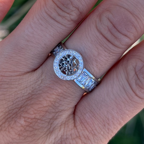 2022 Fashion Jewelry Stainless Steel Ring Silver Color Size 8,All Products : American Fashion Style Bags On Sale